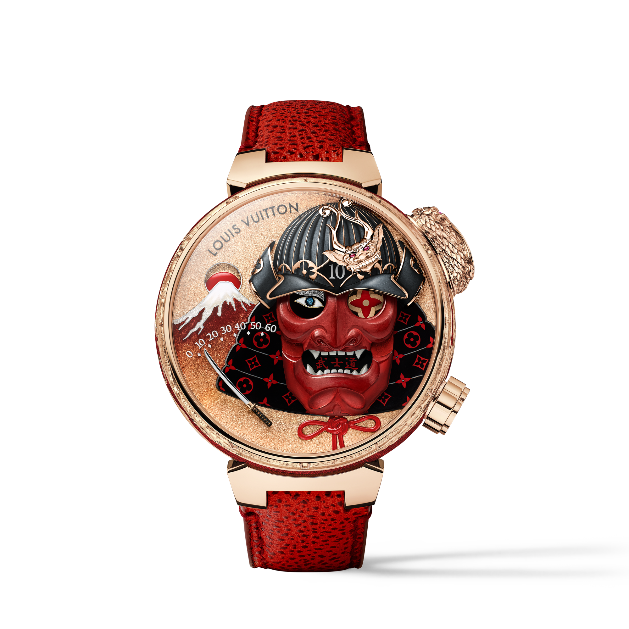 時計 kowasiyasnapon LOUIS VUITTON Tambour Bushido Automata, Manual, 46.8 mm, Rose Gold - All Watches